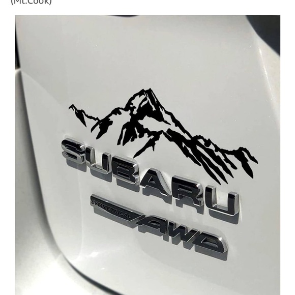 Black Mount Cook Vinyl Decal - Picture 2 of 6